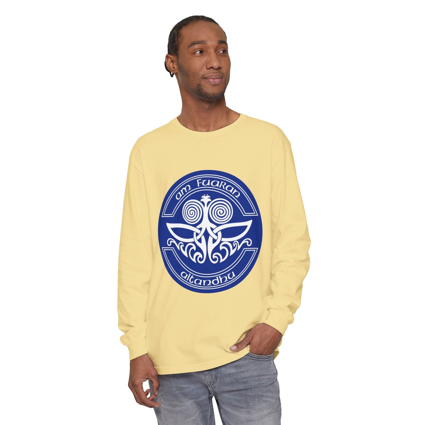 Celtic Tree of Life Long Sleeve Tee — "I Am Fuiaran Altandhu" Symbol