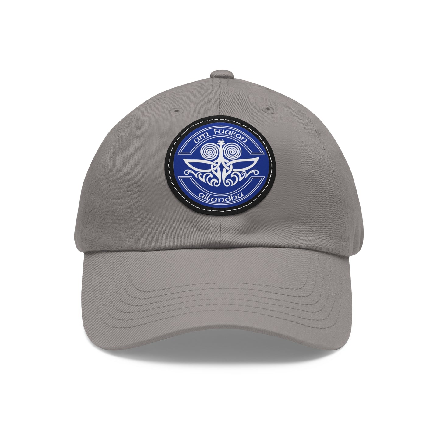 Stylish Dad Hat with Unique Leather Patch - Perfect for Casual Outings