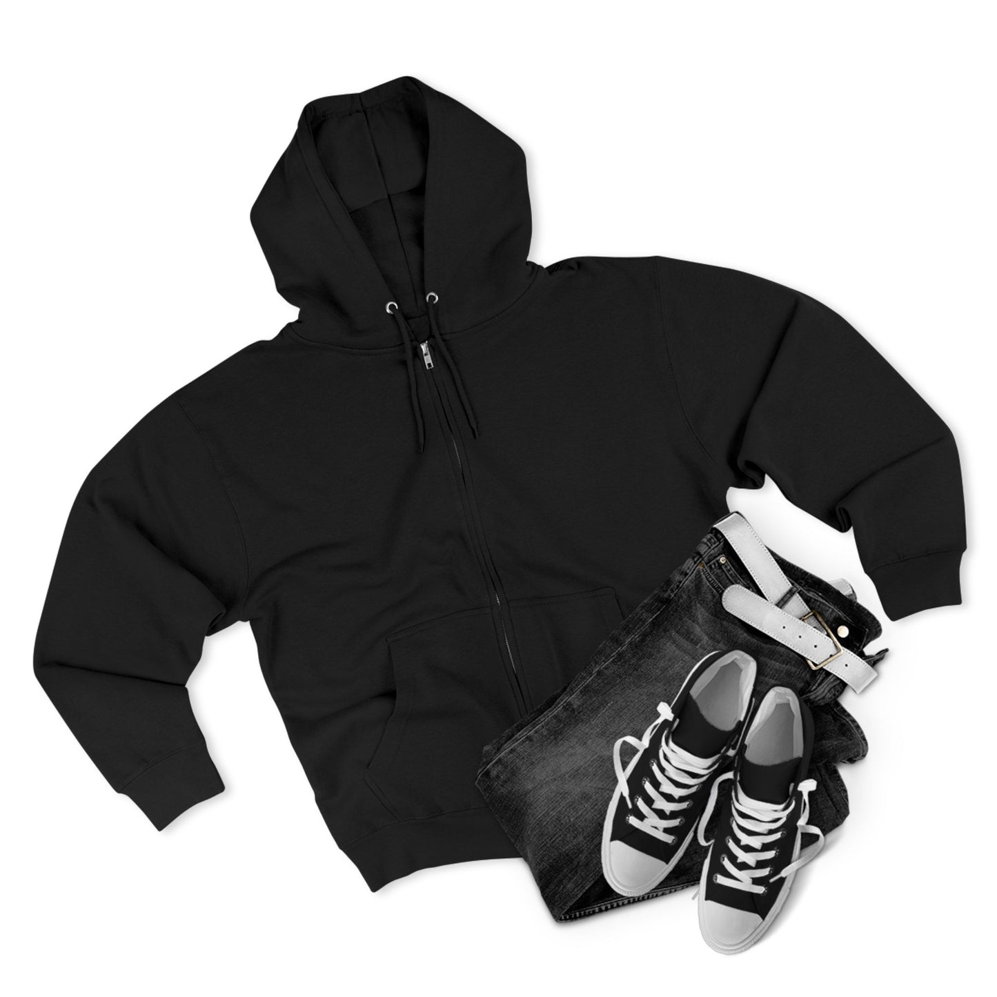 Unisex Zip Hoodie with Celtic Design - Cozy Wear for All Occasions