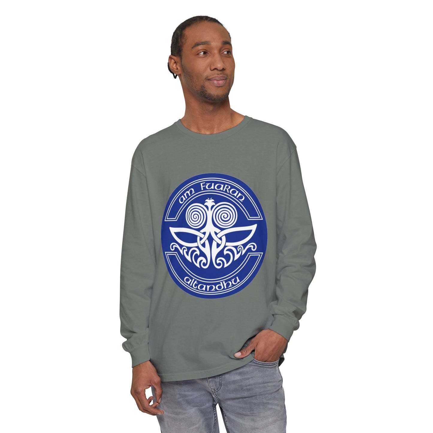 Celtic Tree of Life Long Sleeve Tee — "I Am Fuiaran Altandhu" Symbol