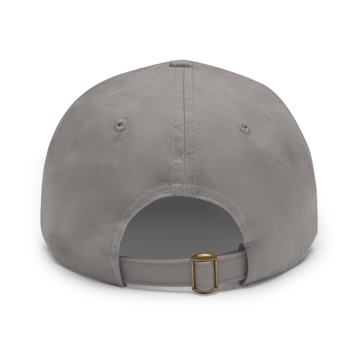 Stylish Dad Hat with Unique Leather Patch - Perfect for Casual Outings
