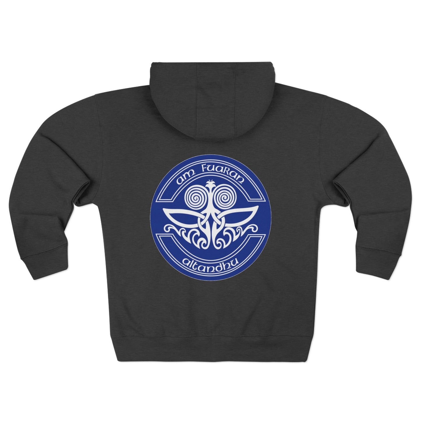 Unisex Zip Hoodie with Celtic Design - Cozy Wear for All Occasions