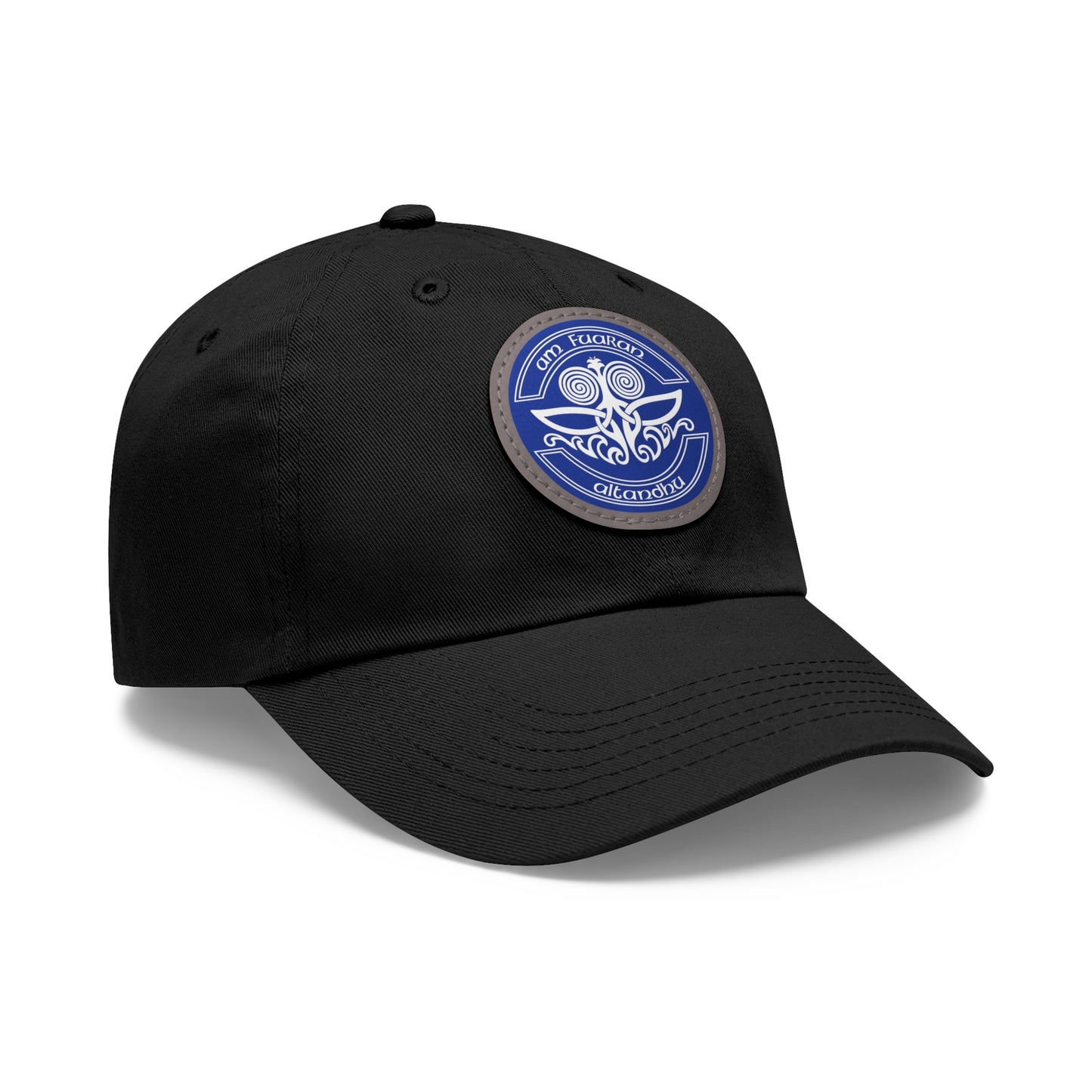 Stylish Dad Hat with Unique Leather Patch - Perfect for Casual Outings