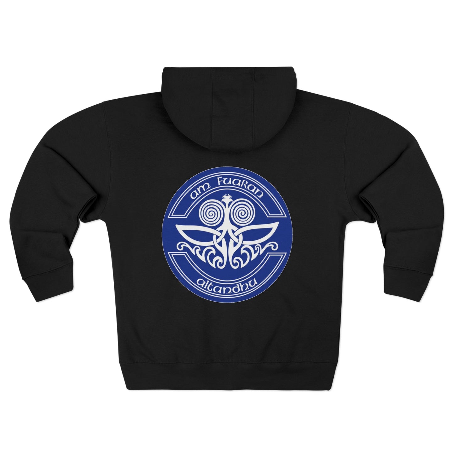 Unisex Zip Hoodie with Celtic Design - Cozy Wear for All Occasions