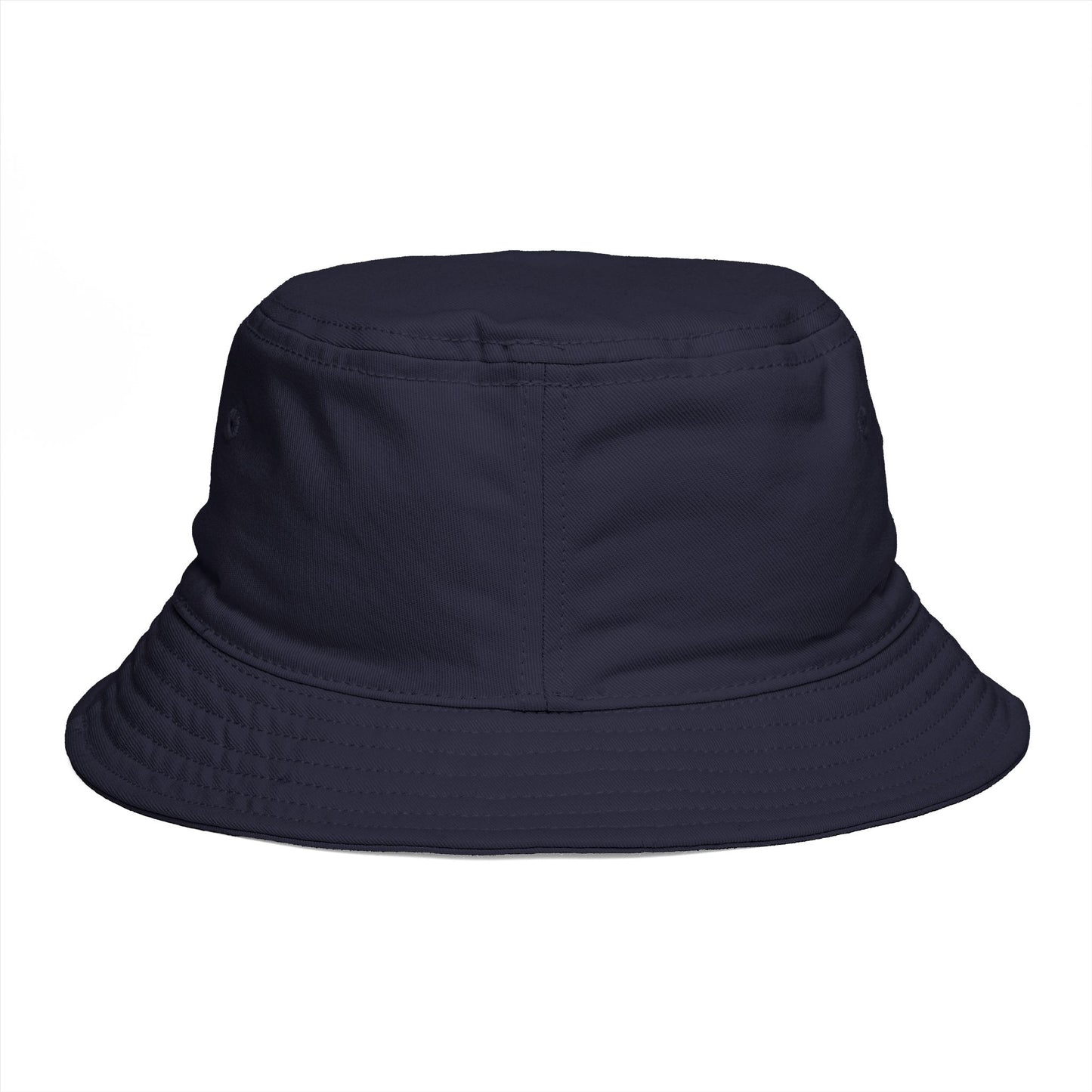 Sunset Coast Bucket Hat — Embroidered Ocean Landscape