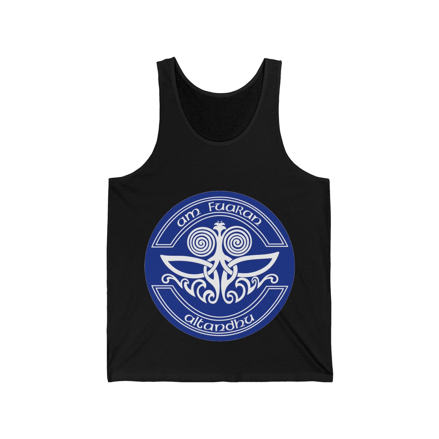 Spiritual Harmony Unisex Jersey Tank - Am Fuaran Altanthu Design