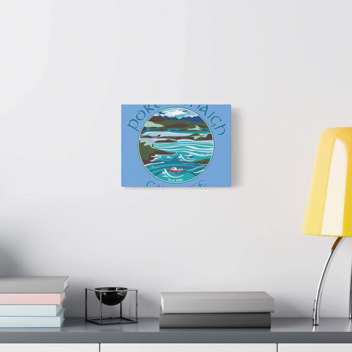 Coastal Canvas Print - Portstewart Scene, Established 2009