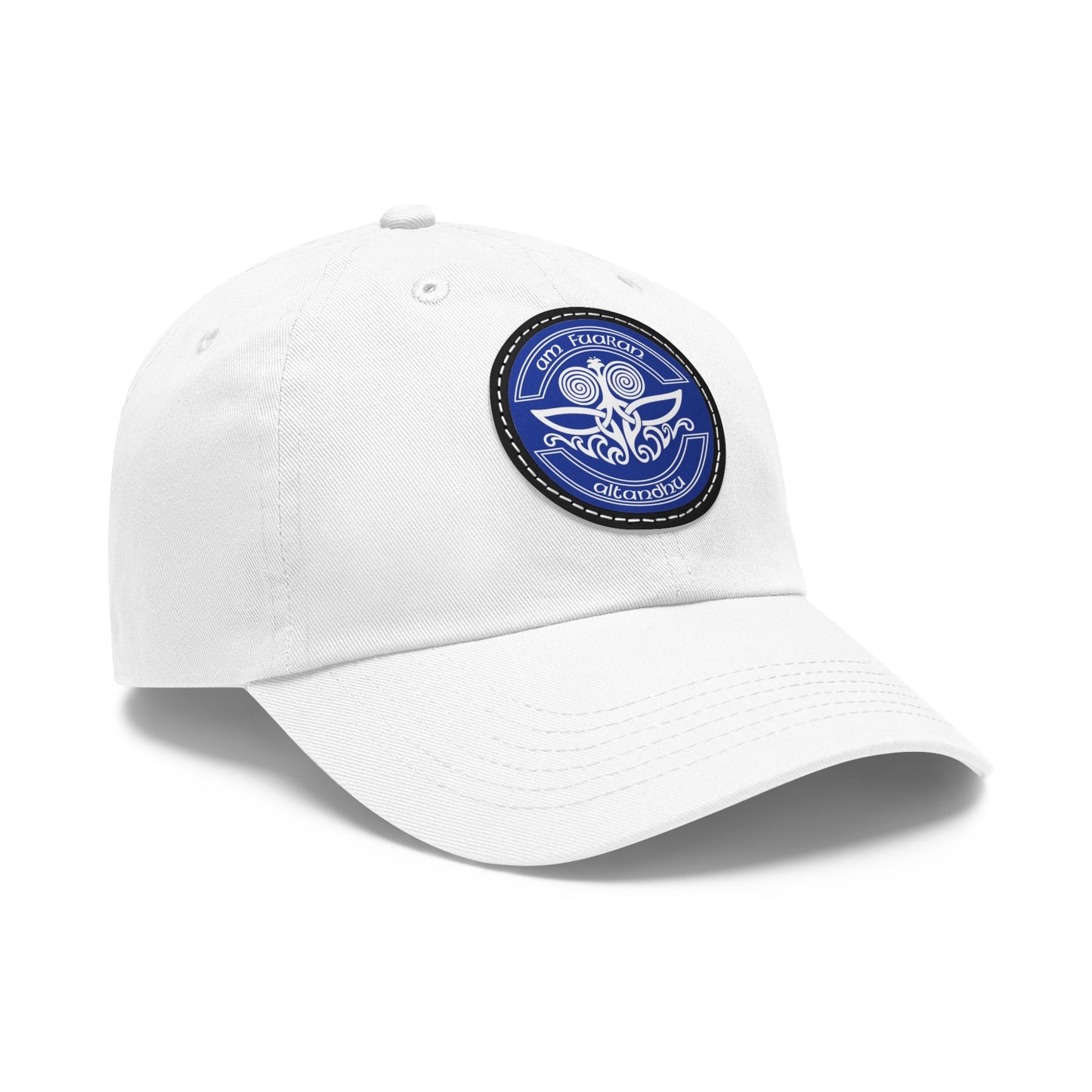 Stylish Dad Hat with Unique Leather Patch - Perfect for Casual Outings