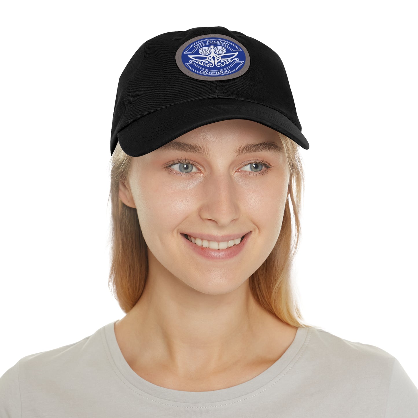 Stylish Dad Hat with Unique Leather Patch - Perfect for Casual Outings