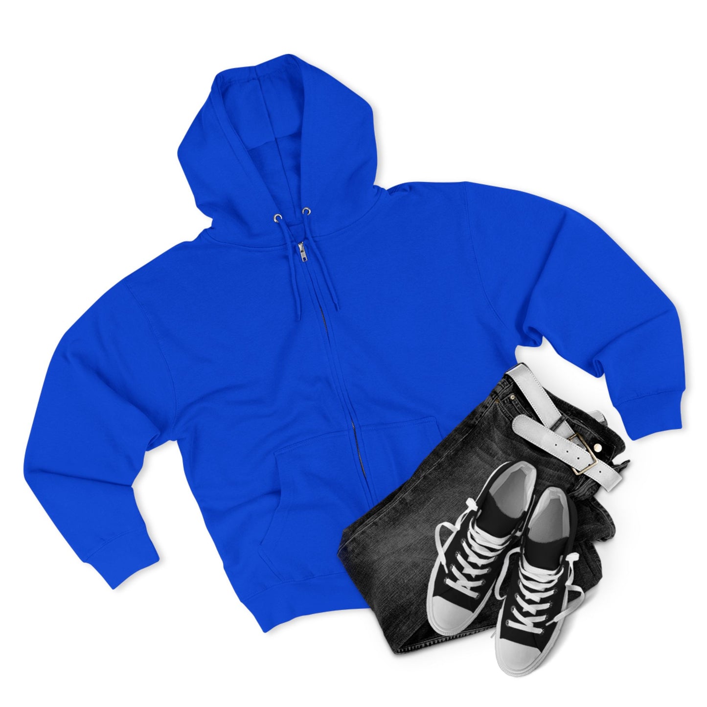 Unisex Zip Hoodie with Celtic Design - Cozy Wear for All Occasions