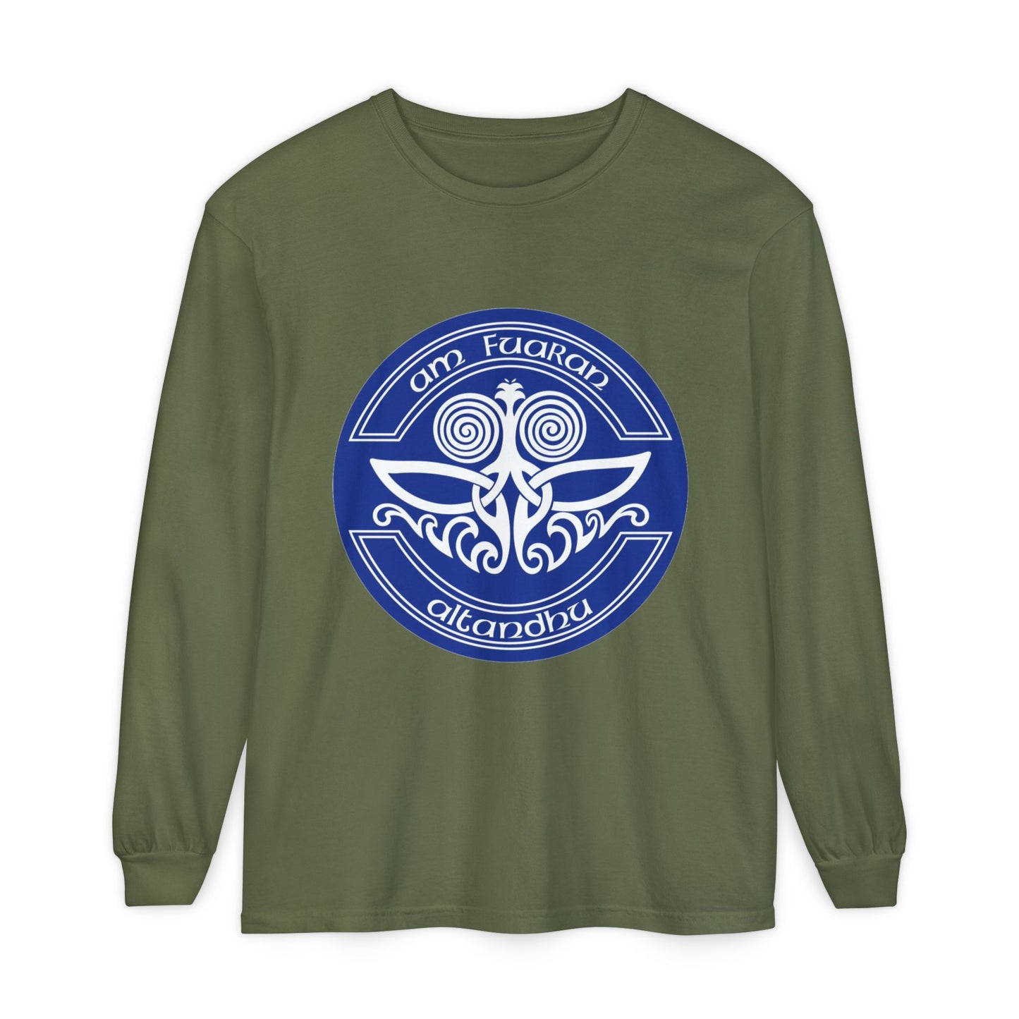 Celtic Tree of Life Long Sleeve Tee — "I Am Fuiaran Altandhu" Symbol