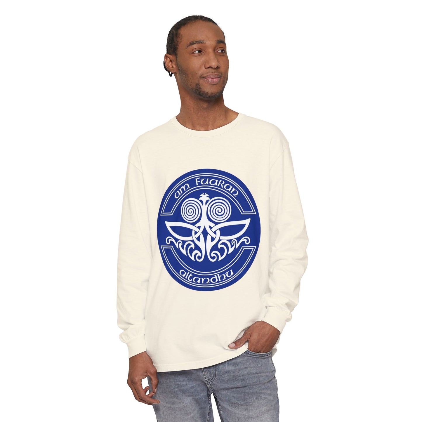 Celtic Tree of Life Long Sleeve Tee — "I Am Fuiaran Altandhu" Symbol