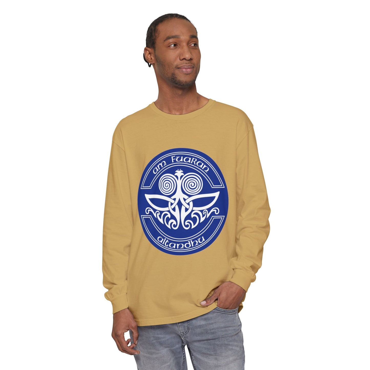 Celtic Tree of Life Long Sleeve Tee — "I Am Fuiaran Altandhu" Symbol