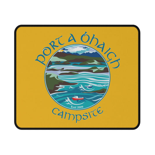 Port A Bhaigh Campsite Non-Slip Gaming Mouse Pad - Perfect for Gamers and Outdoor Enthusiasts