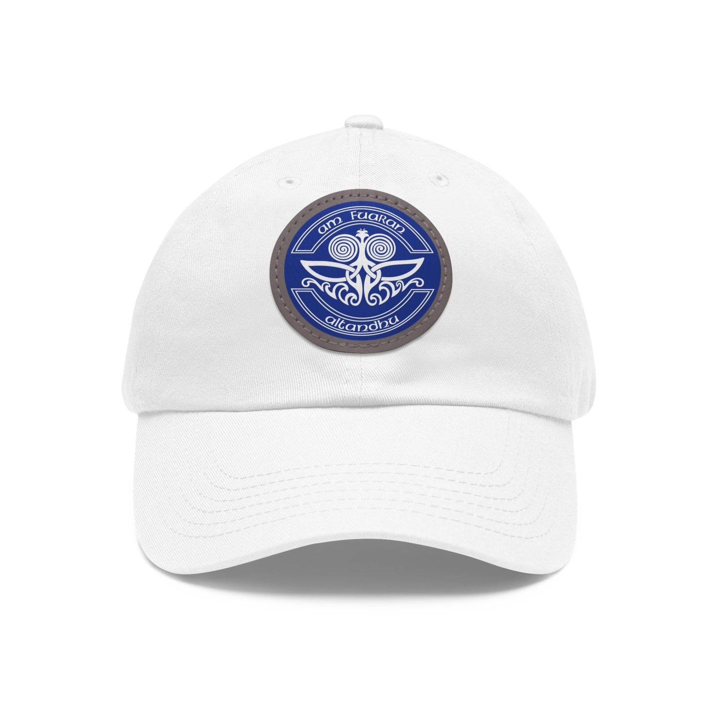 Stylish Dad Hat with Unique Leather Patch - Perfect for Casual Outings