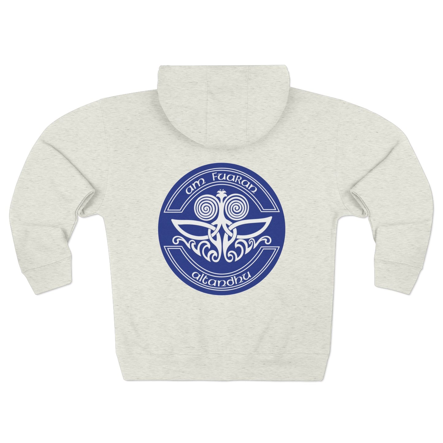 Unisex Zip Hoodie with Celtic Design - Cozy Wear for All Occasions