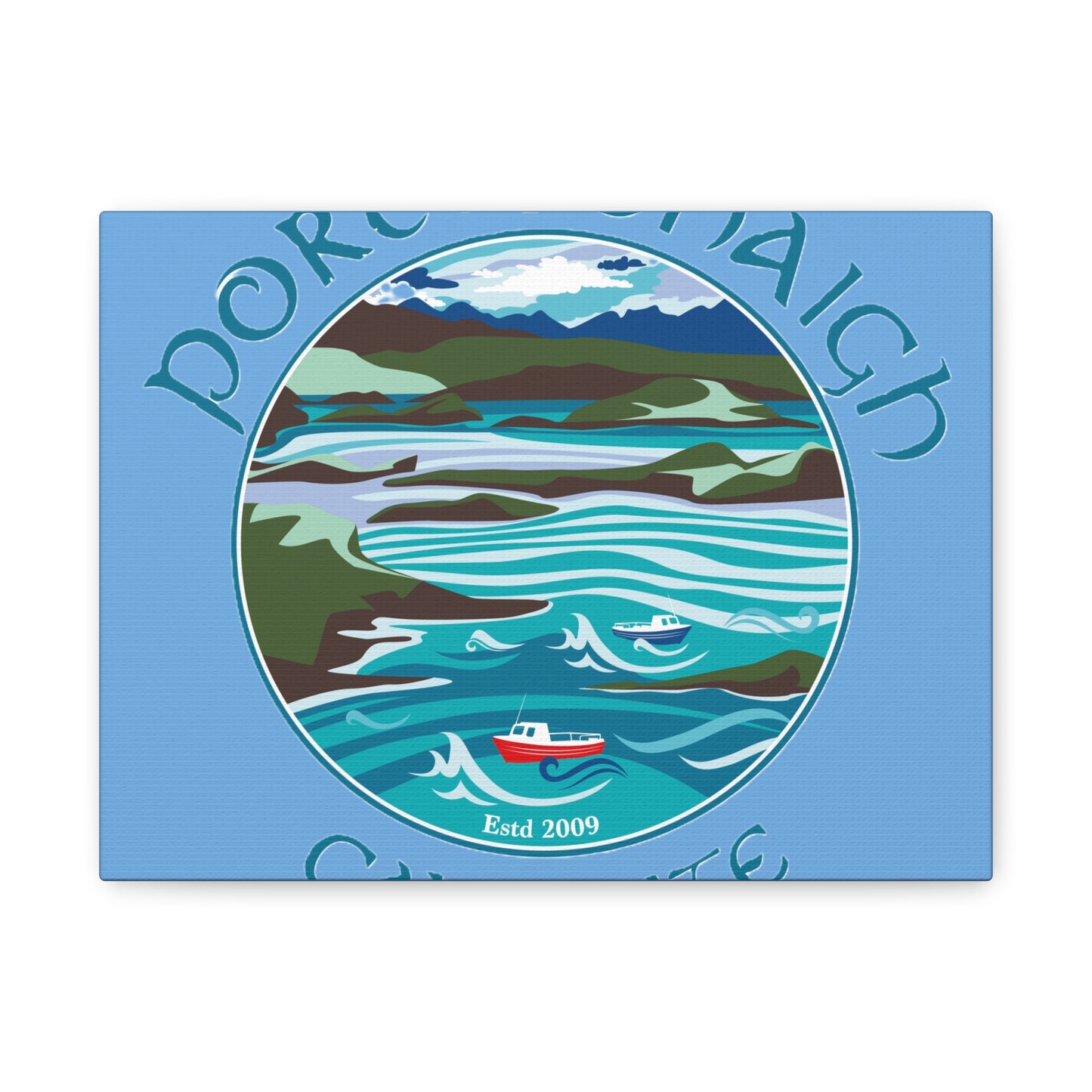 Coastal Canvas Print - Portstewart Scene, Established 2009