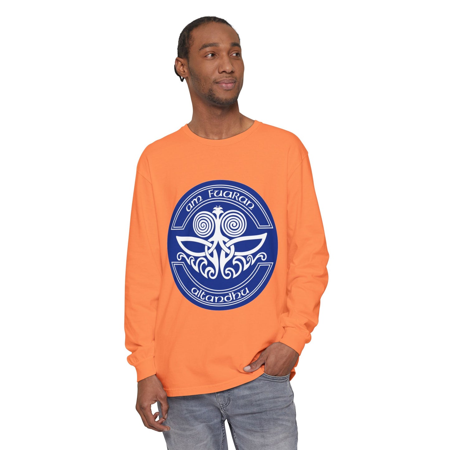 Celtic Tree of Life Long Sleeve Tee — "I Am Fuiaran Altandhu" Symbol