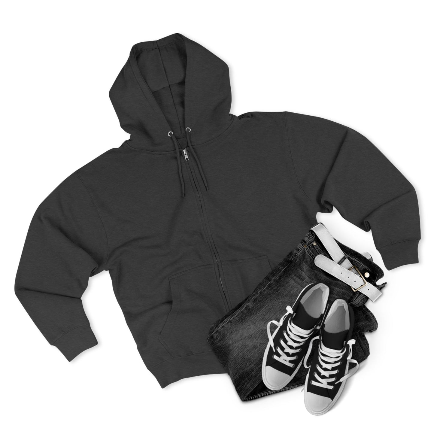 Unisex Zip Hoodie with Celtic Design - Cozy Wear for All Occasions