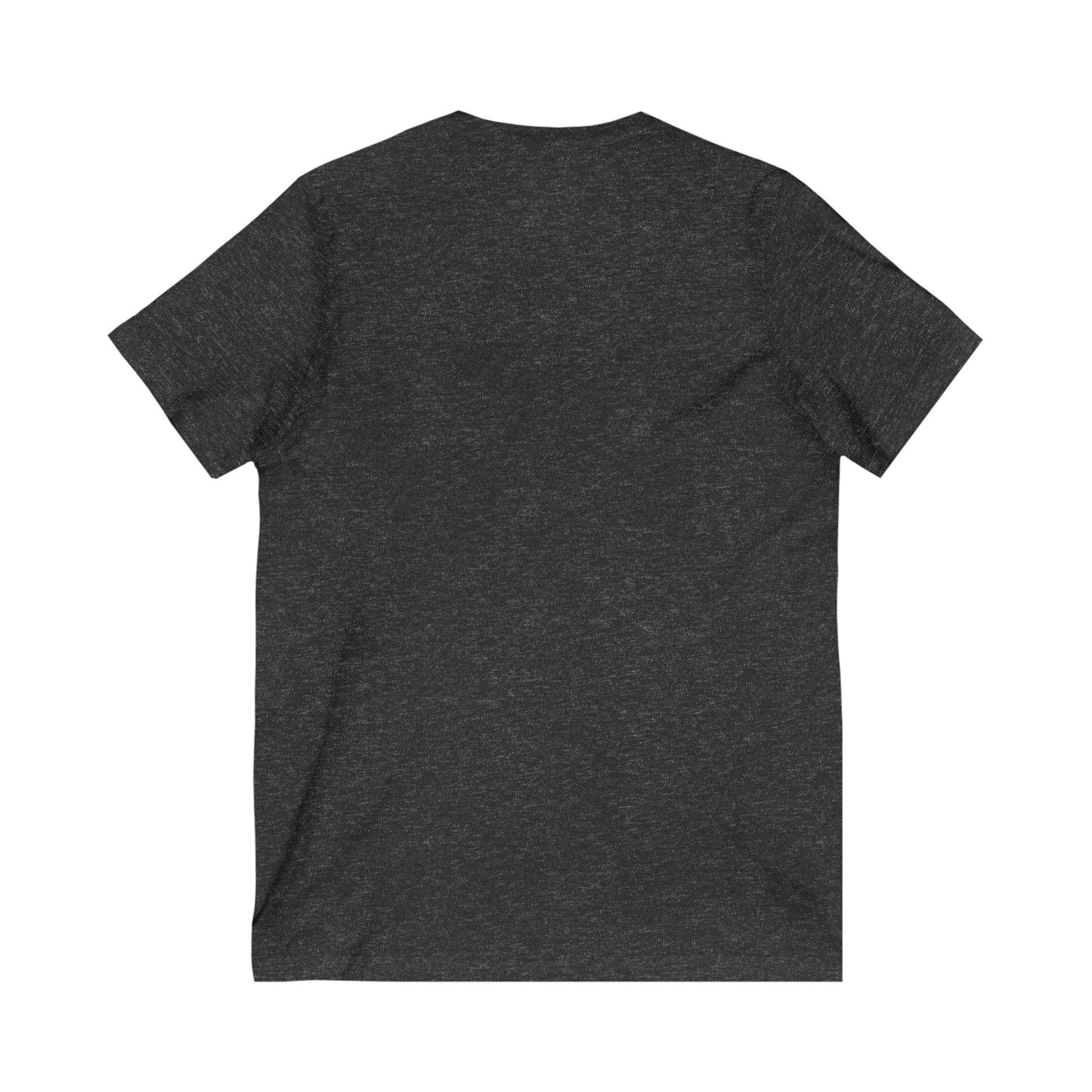Casual V-Neck Tee with Iconic Emblem - Perfect for Everyday Wear