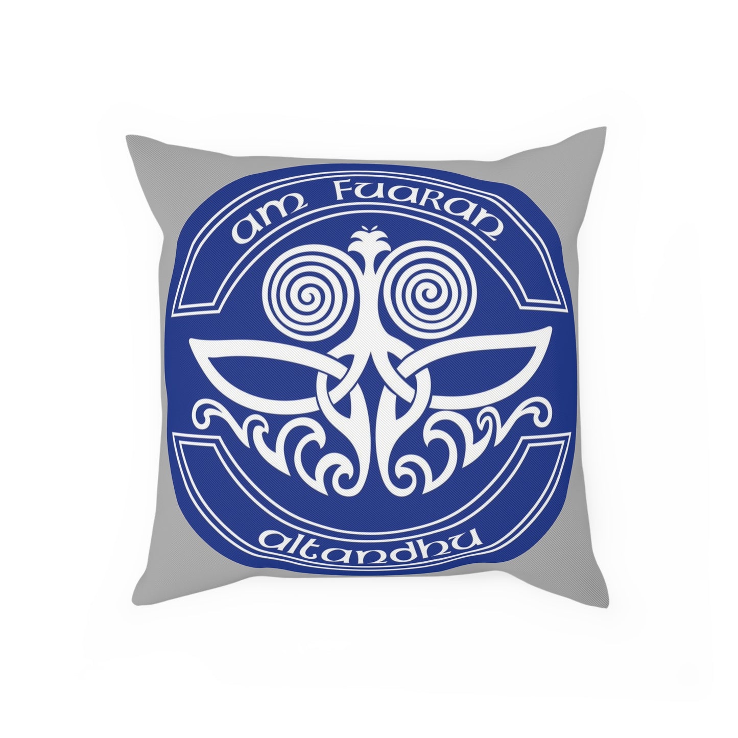 Spiritual Blue Decorative Cushion - Am Fuaran Altandhu Design