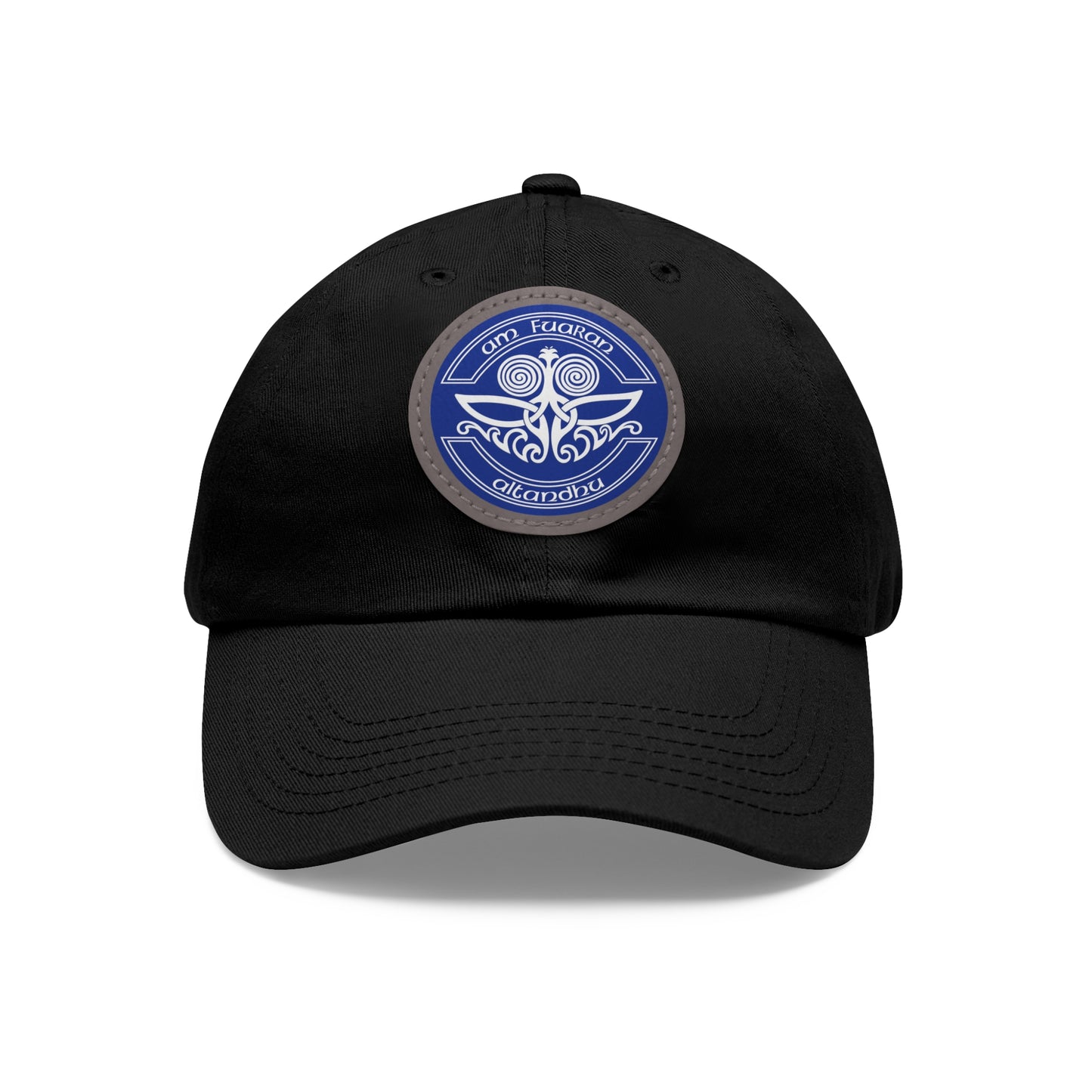 Stylish Dad Hat with Unique Leather Patch - Perfect for Casual Outings