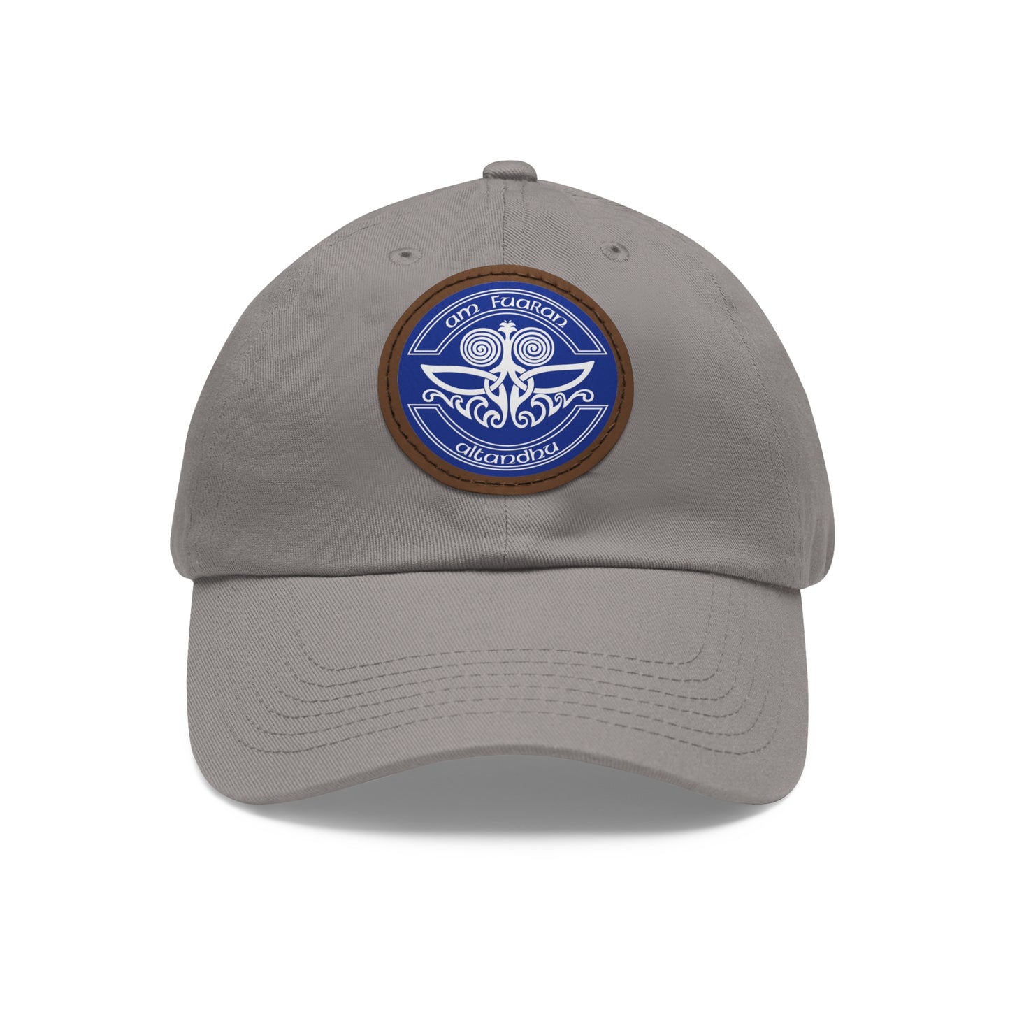 Stylish Dad Hat with Unique Leather Patch - Perfect for Casual Outings
