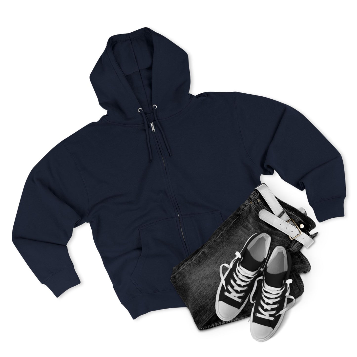 Unisex Zip Hoodie with Celtic Design - Cozy Wear for All Occasions