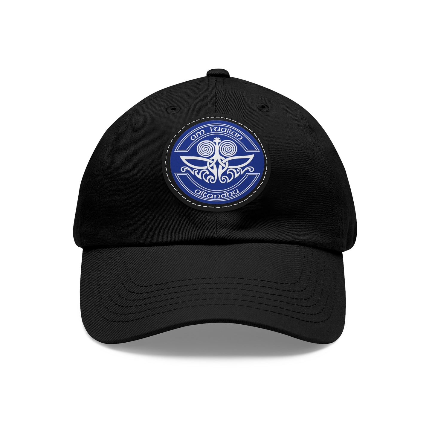 Stylish Dad Hat with Unique Leather Patch - Perfect for Casual Outings