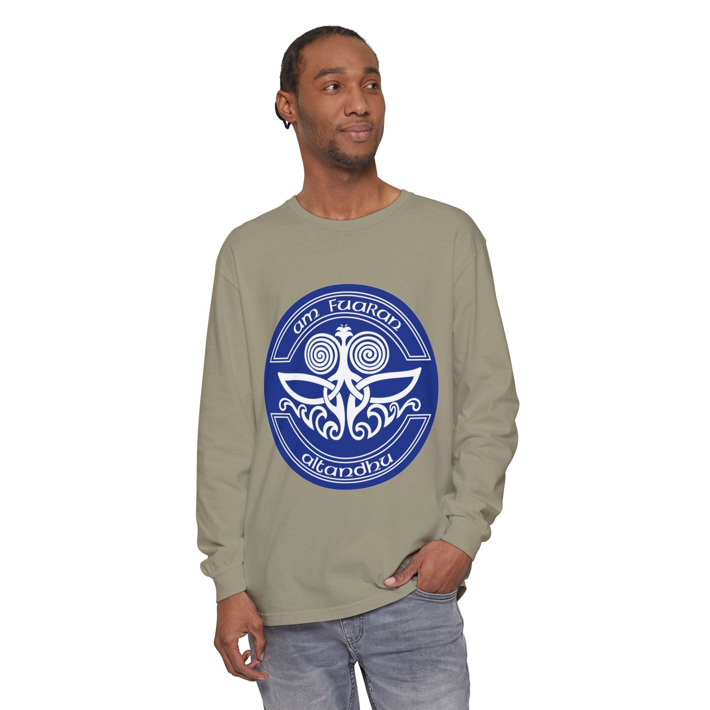 Celtic Tree of Life Long Sleeve Tee — "I Am Fuiaran Altandhu" Symbol