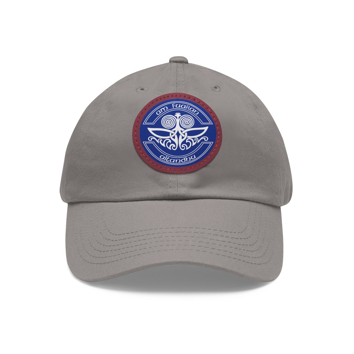 Stylish Dad Hat with Unique Leather Patch - Perfect for Casual Outings