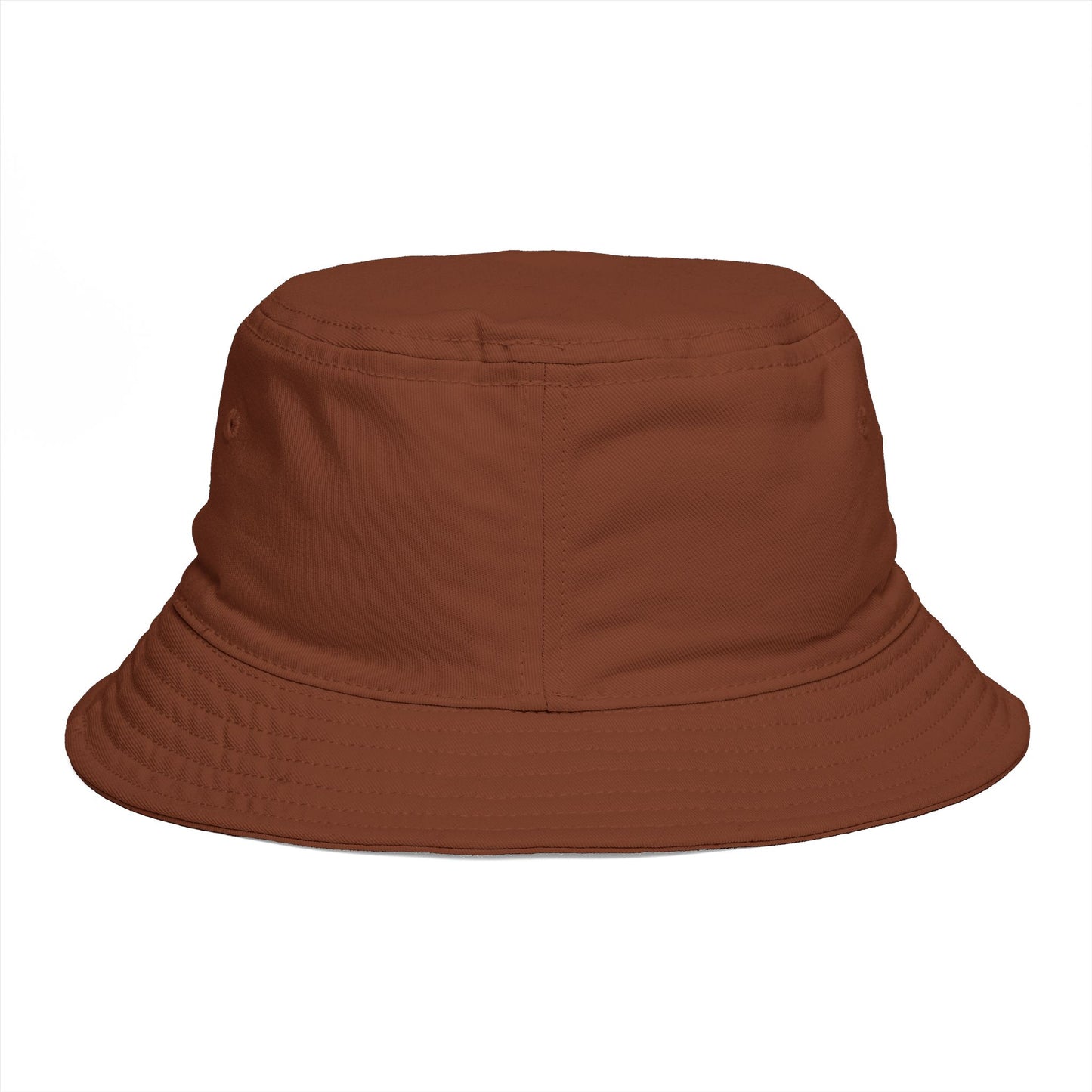 Sunset Coast Bucket Hat — Embroidered Ocean Landscape