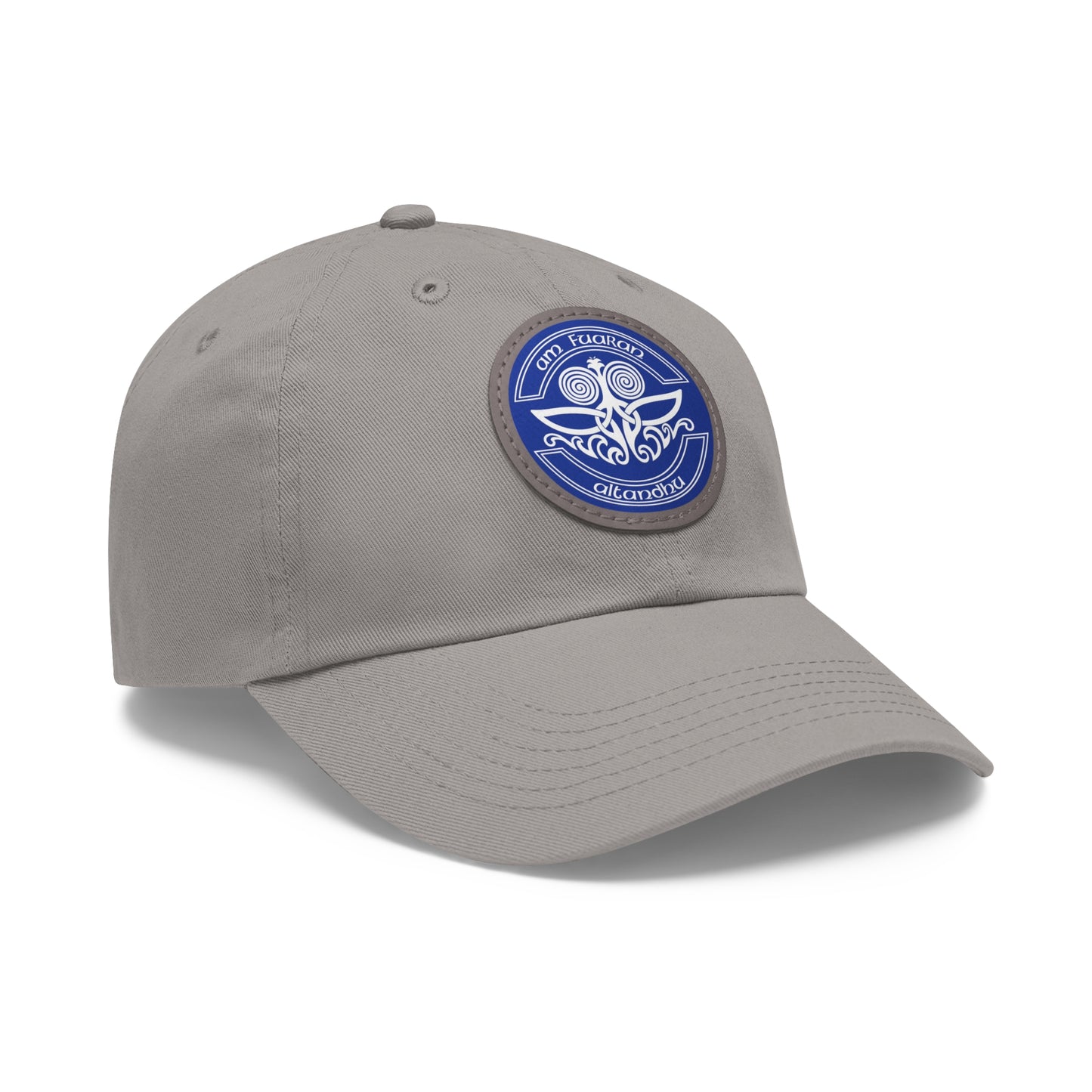 Stylish Dad Hat with Unique Leather Patch - Perfect for Casual Outings