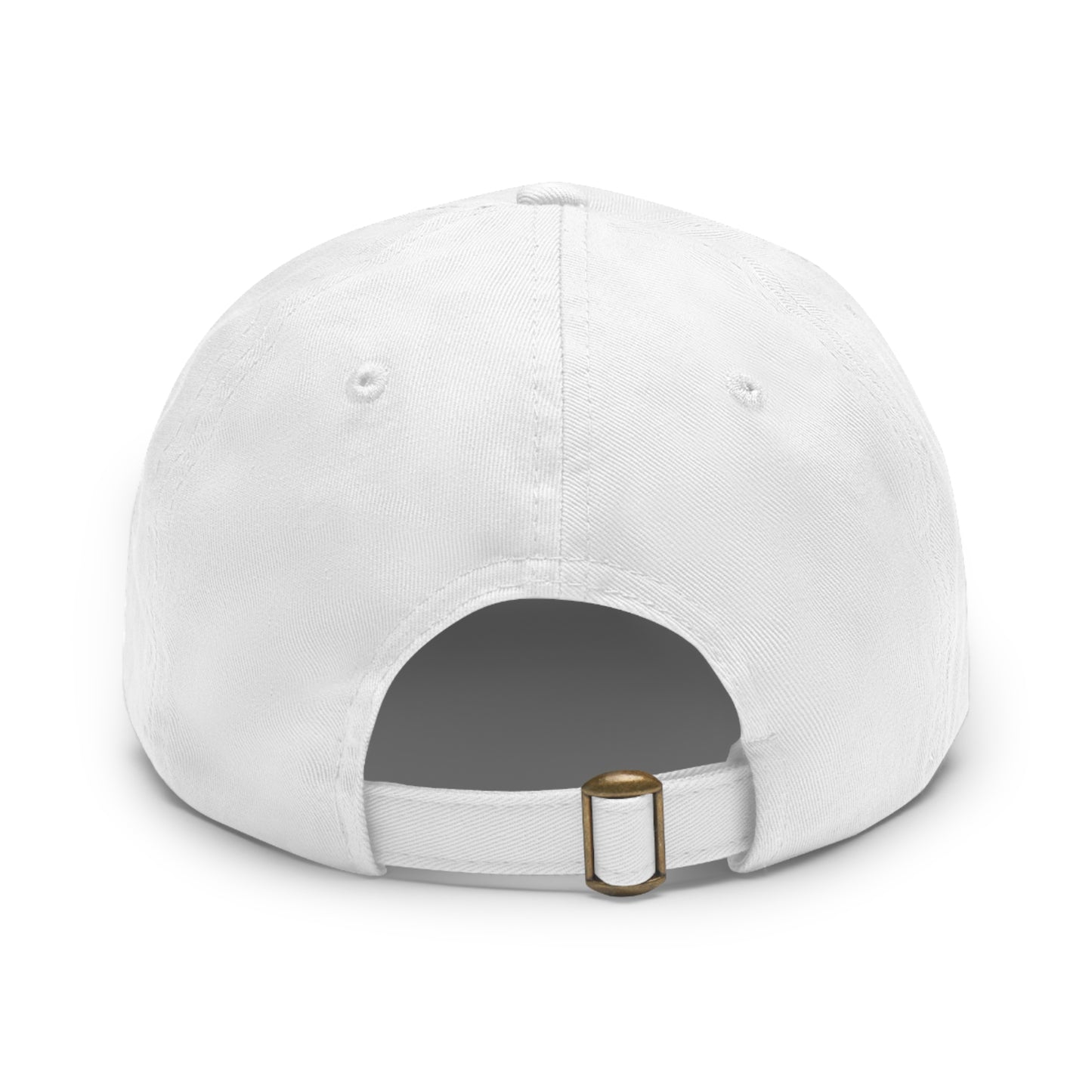 Stylish Dad Hat with Unique Leather Patch - Perfect for Casual Outings