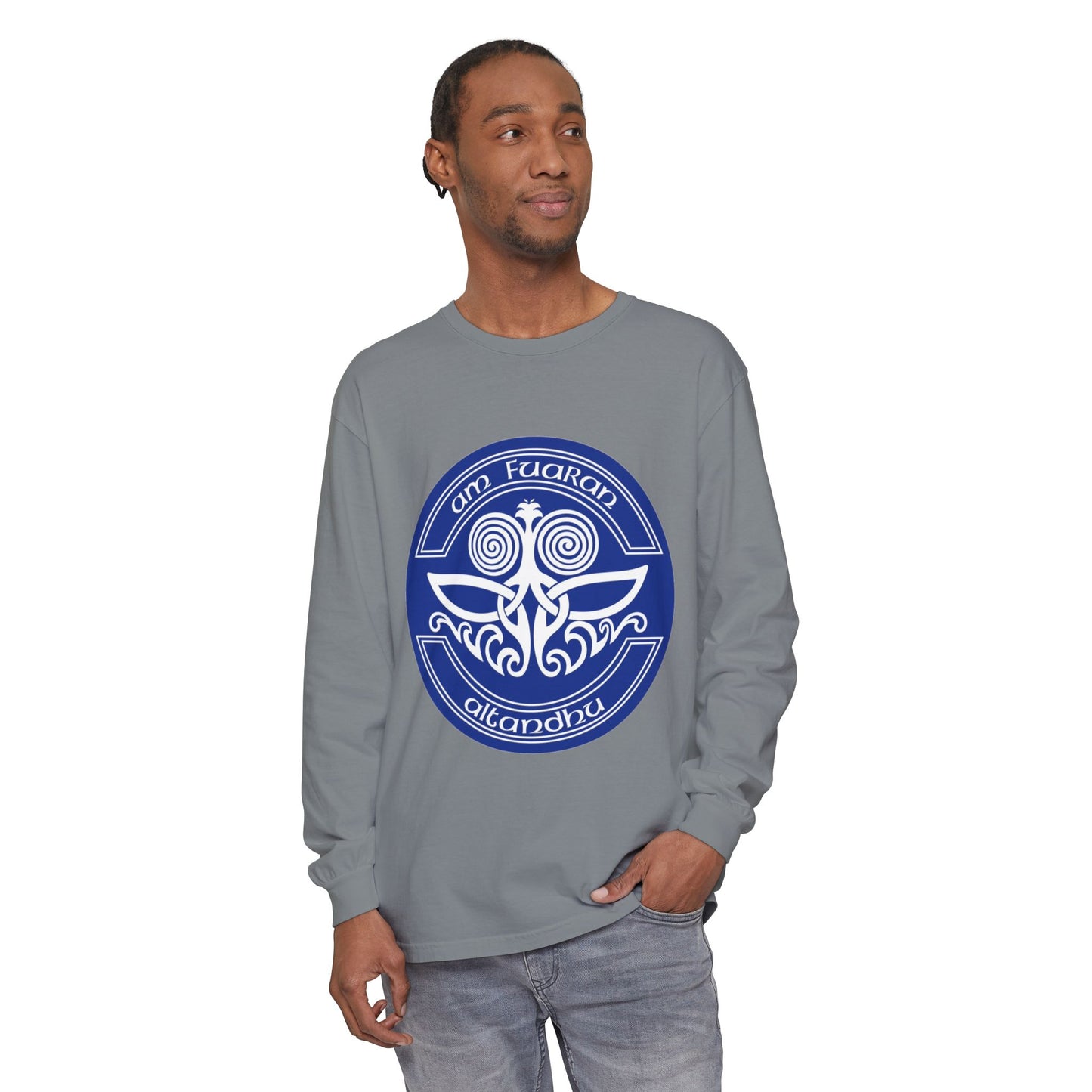 Celtic Tree of Life Long Sleeve Tee — "I Am Fuiaran Altandhu" Symbol